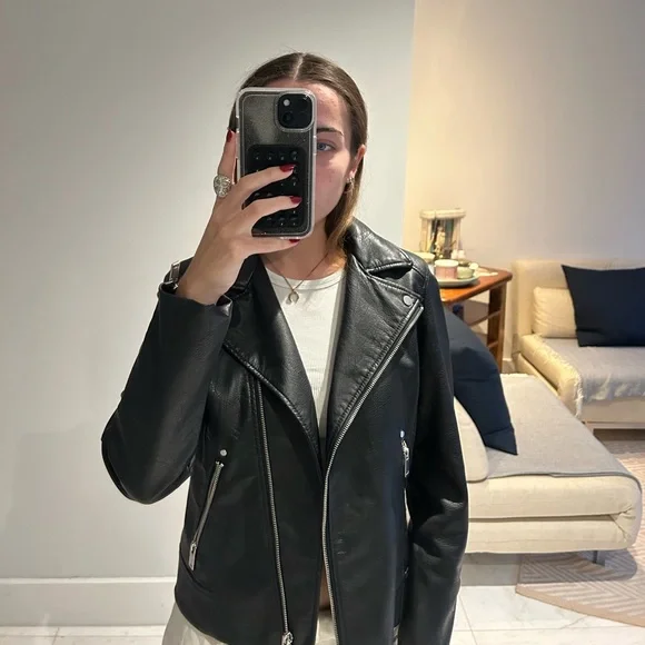 H&M Leather Jacket - Picture 2 of 3